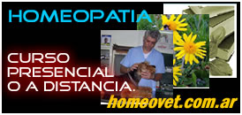 Homeopatía Veterinaria: Curso presencial o a distancia dictados por el MV Jorge S. Muñoz