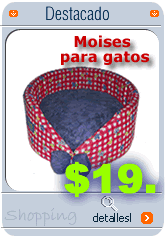 Moises para gatos: $19.  Tienda online para mascotas www.portaldog.com/shopping