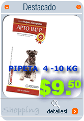 Pipeta antipulgas y garrapatas para perros de 4 - 10 Kg: $9.50  Tienda online para mascotas www.portaldog.com/shopping